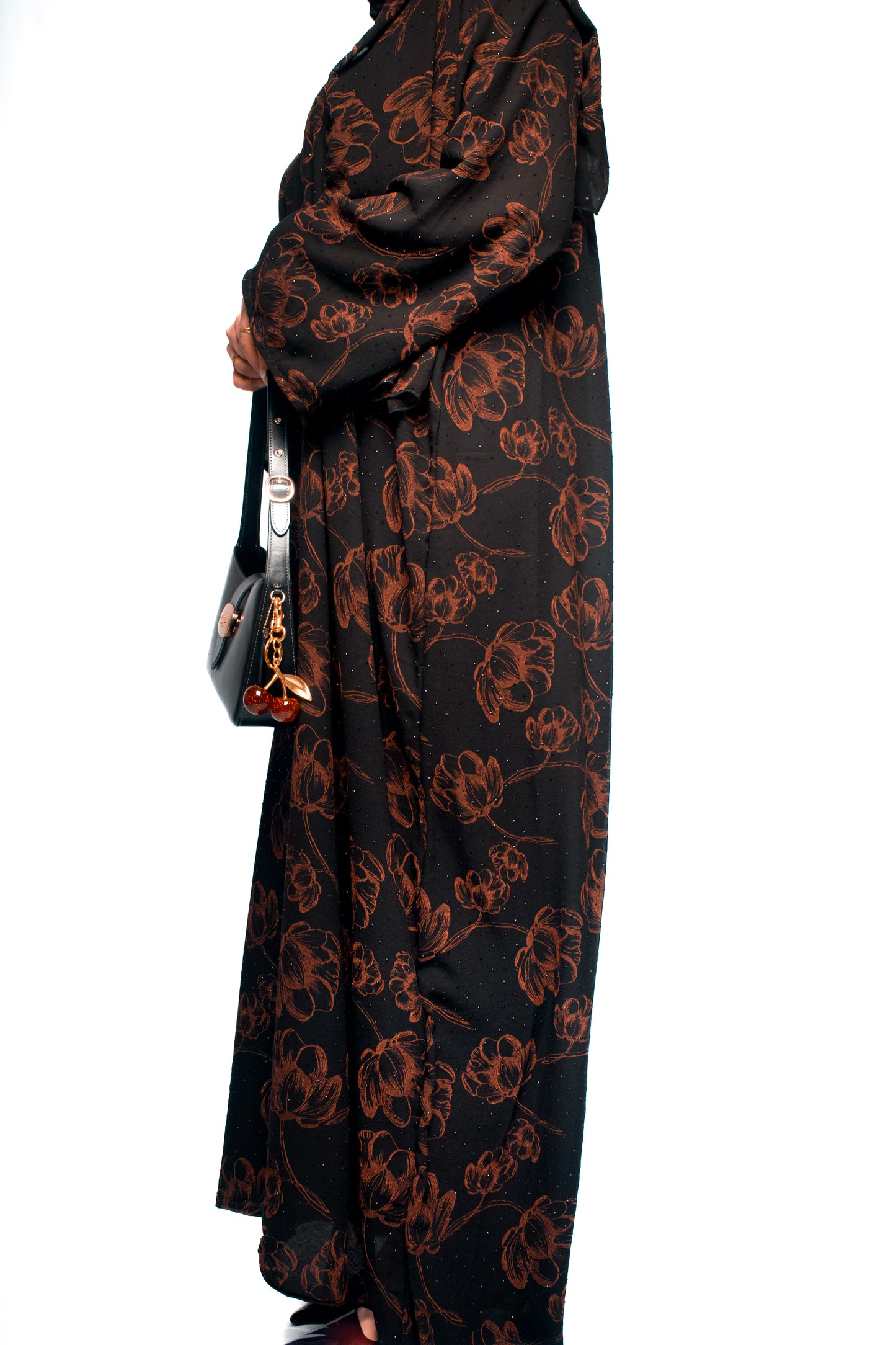 Lotus Red Abaya