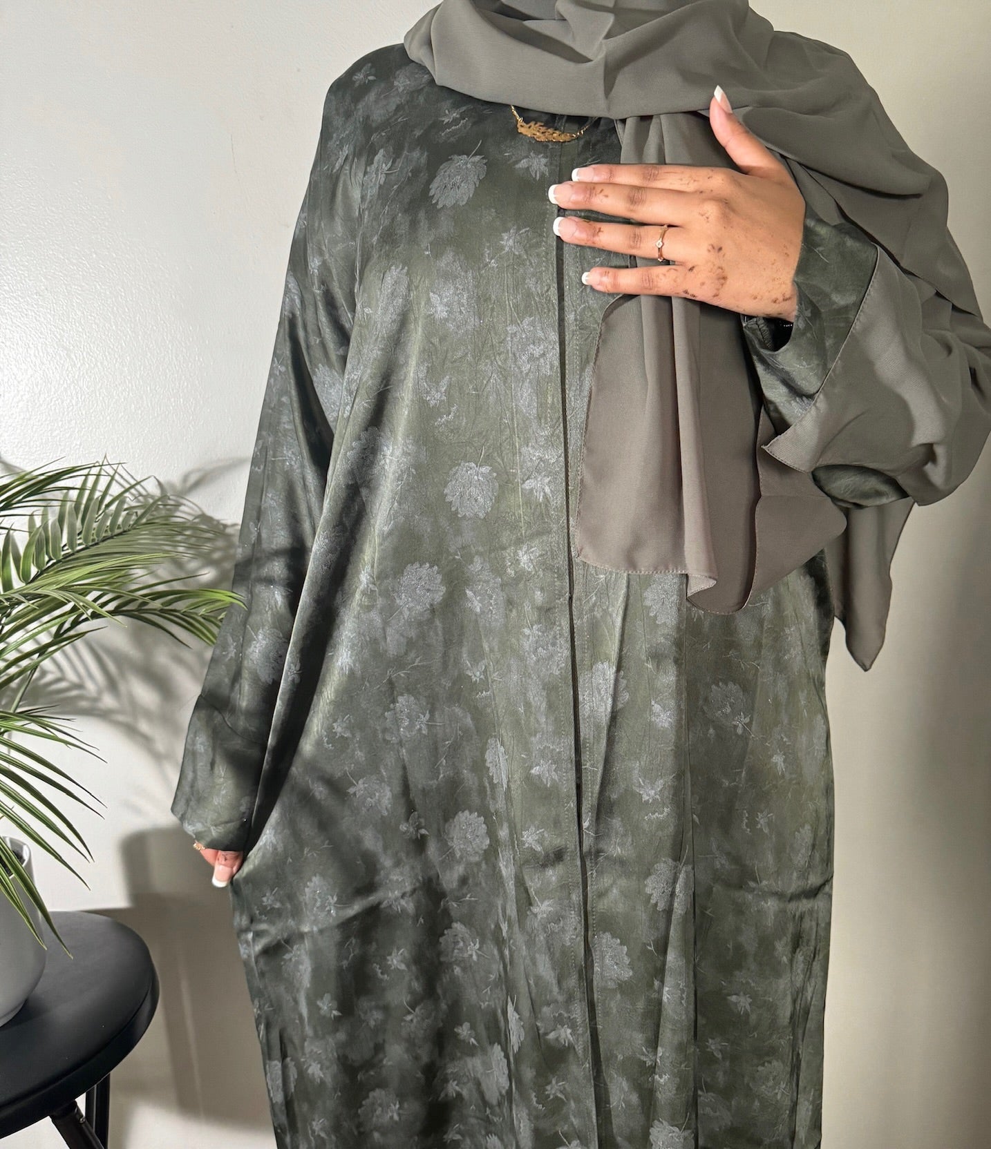 Ritiyah Green Abaya